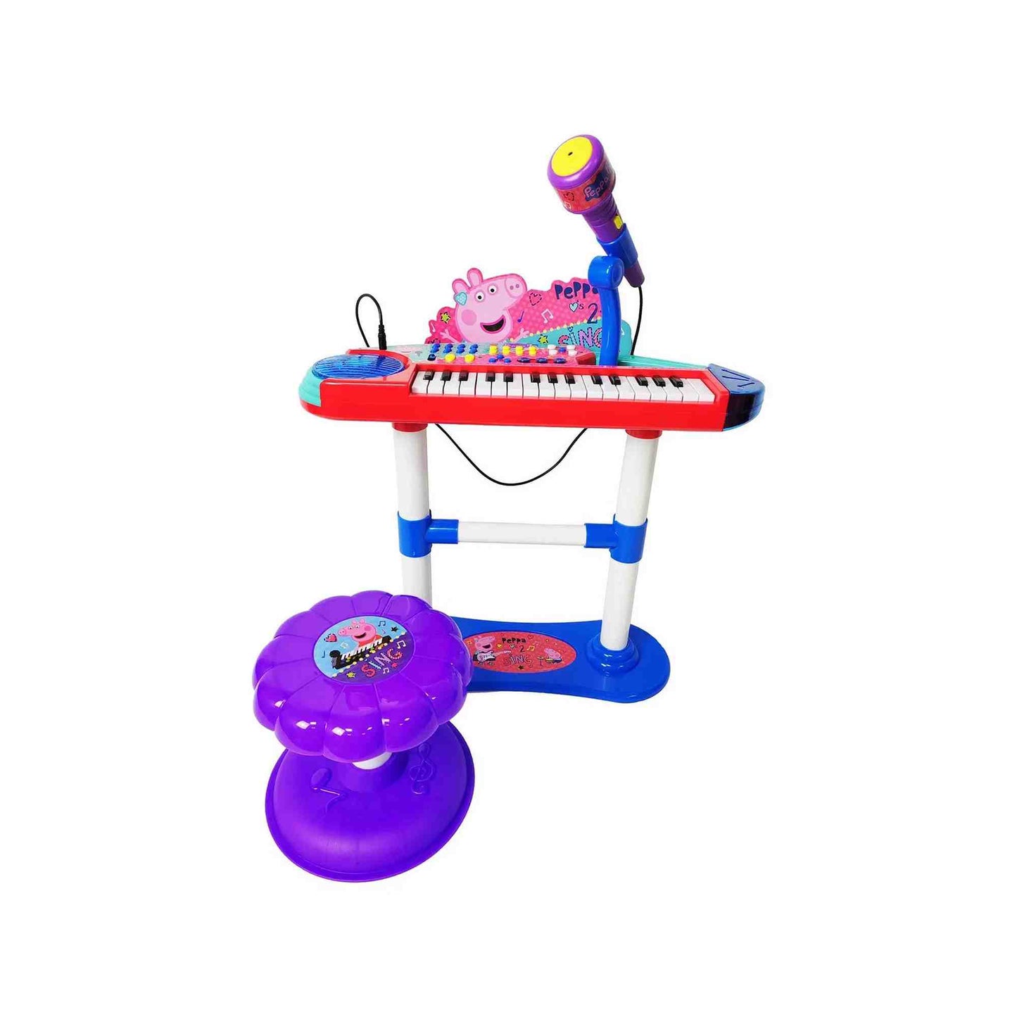 Reig | Peppa Pig 32 Key Organ with Microphone Stand and Bench