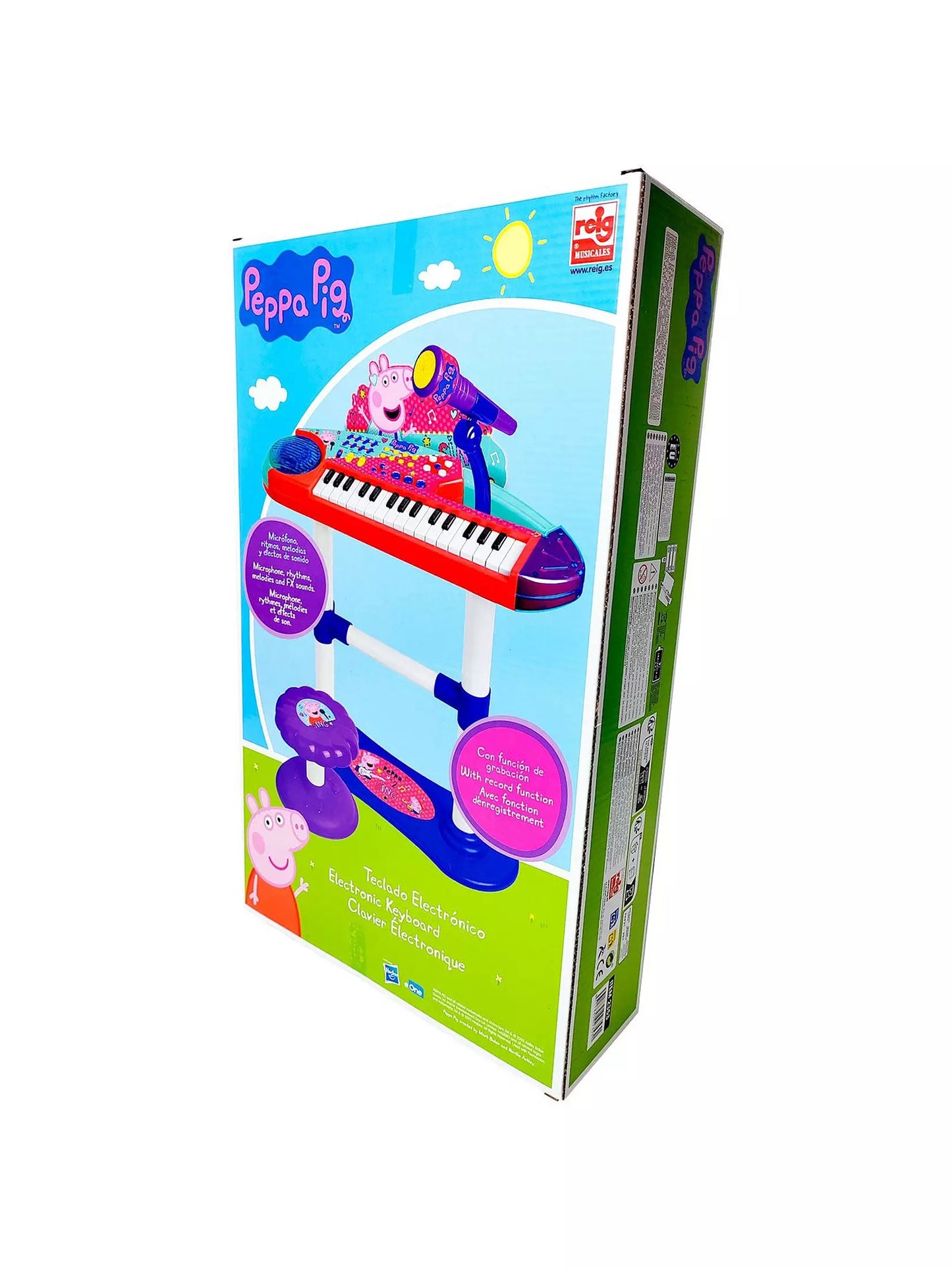 Reig | Peppa Pig 32 Key Organ with Microphone Stand and Bench