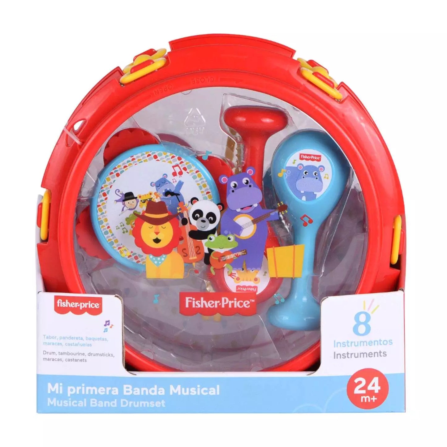 Reig | Fisher Price Percussion Set with 4 Instruments