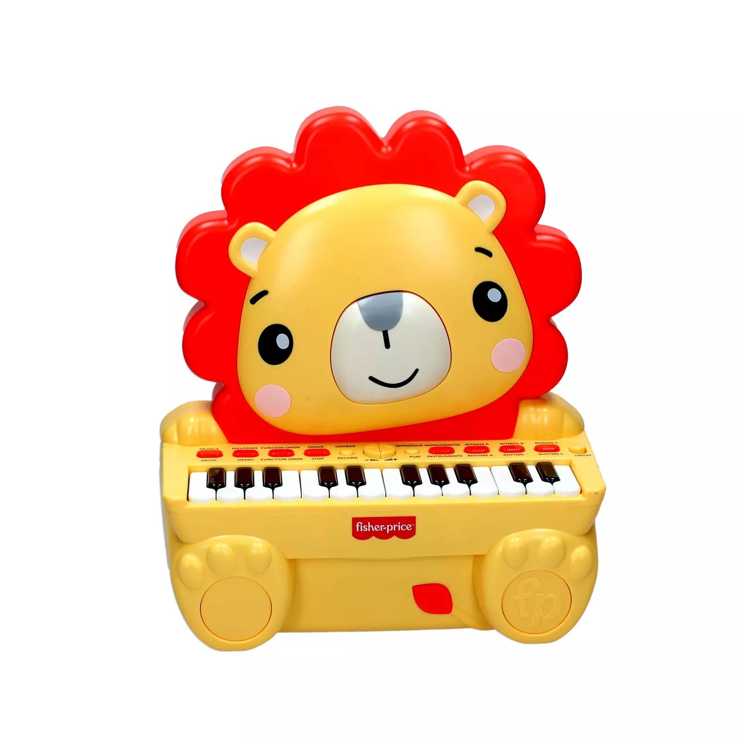 Reig | Fisher Price Lion Toy Piano with 24-Key Keyboard
