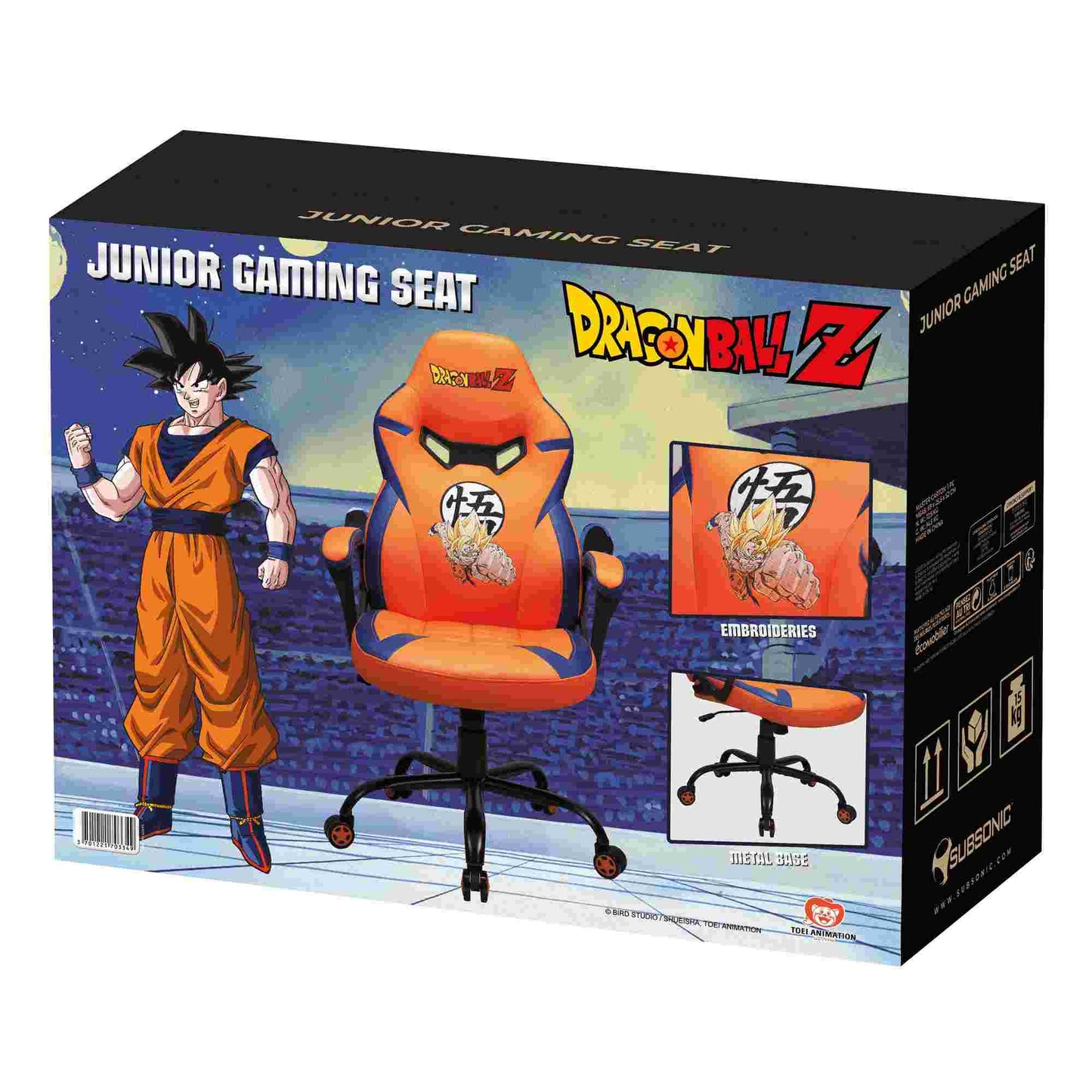 Subsonic Dragon Ball Z Junior Gaming Chair Super Sayian