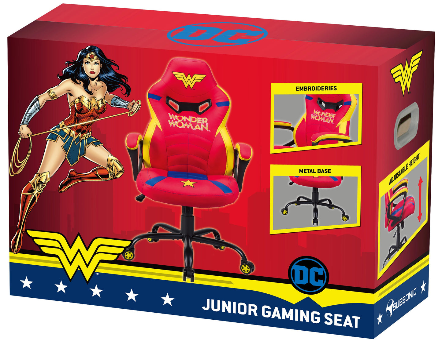 Subsonic | Wonder Woman Junior Gaming Chair