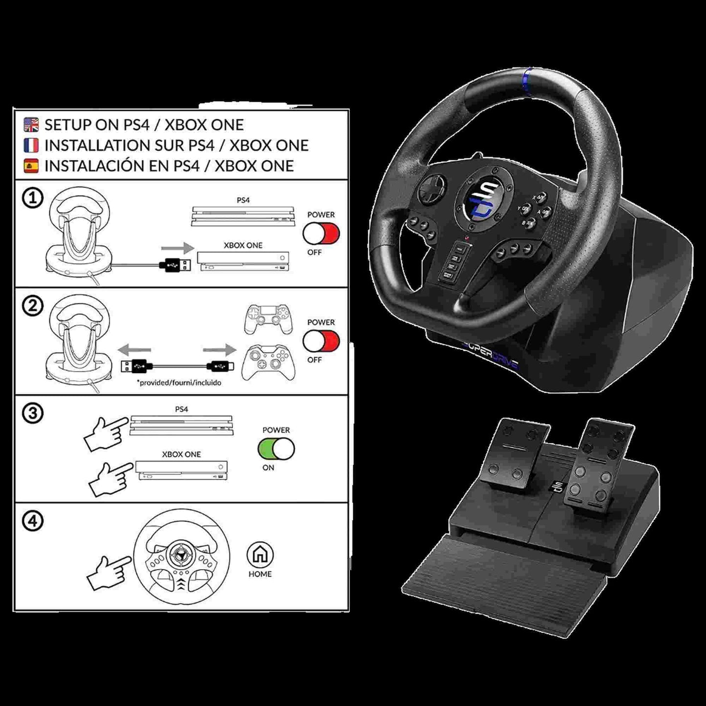 Superdrive | SV750 Drive Pro Steering Wheel