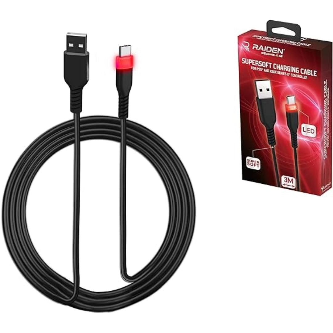 Subsonic | Raiden USB-C Charging & Transfer Supersoft Anti Knot Cable