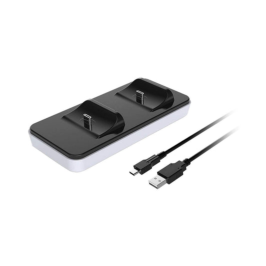 Subsonic PS5 Dual Charging Dock Black and White