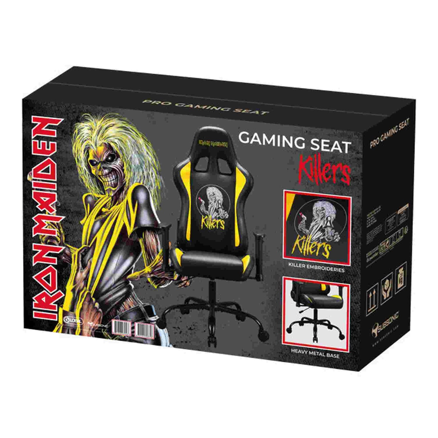 Subsonic Iron Maiden Pro Gaming Seat Killers
