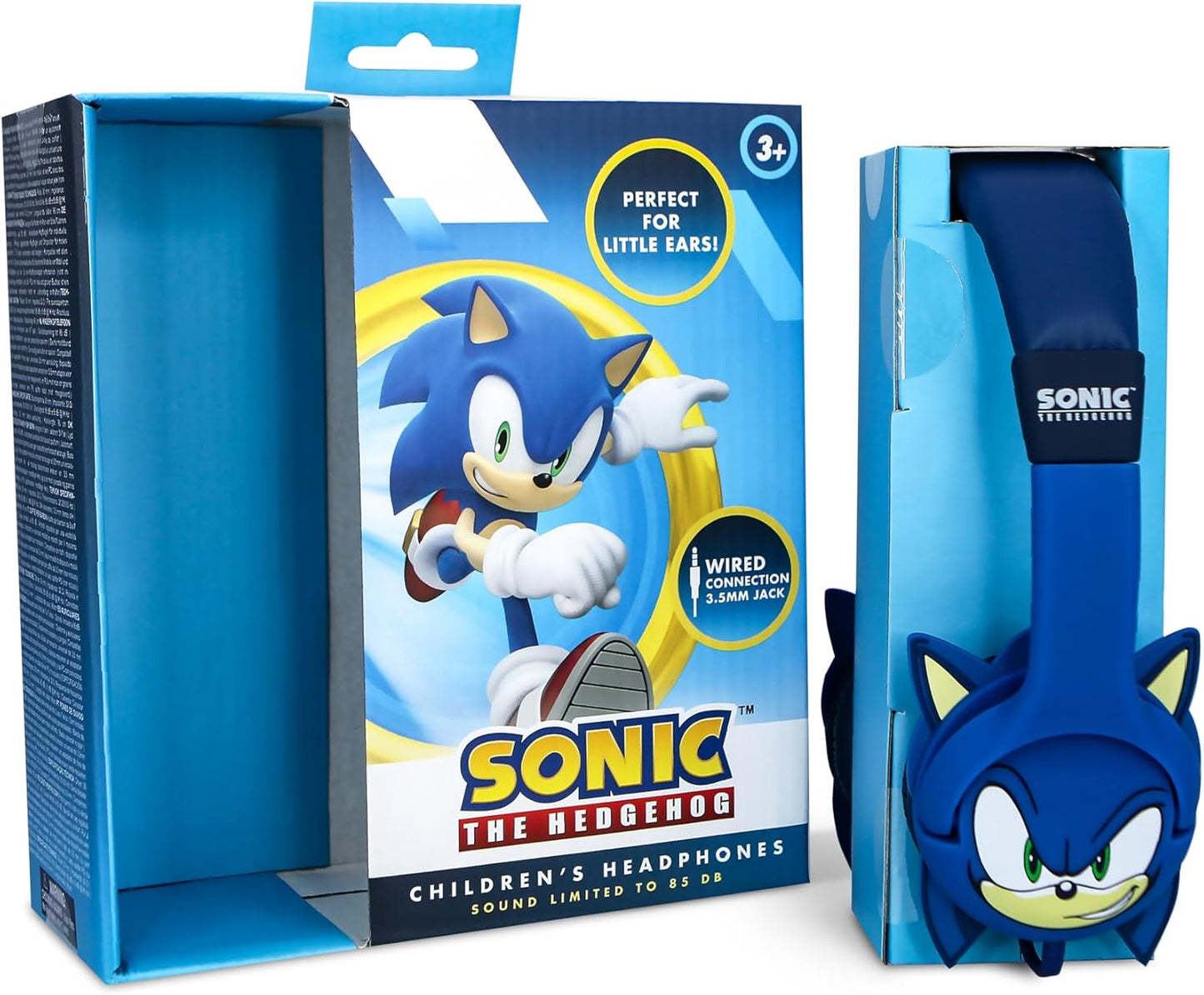 OTL | Sonic The Hedgehog Childrens Headphones with Moulded Ears
