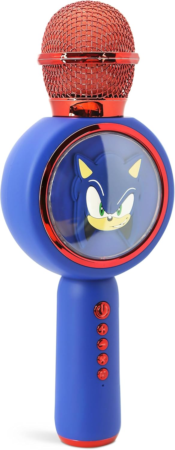 OTL | Sonic The Hedgehog Karaoke Microphone and Wireless Speaker with LED Lights