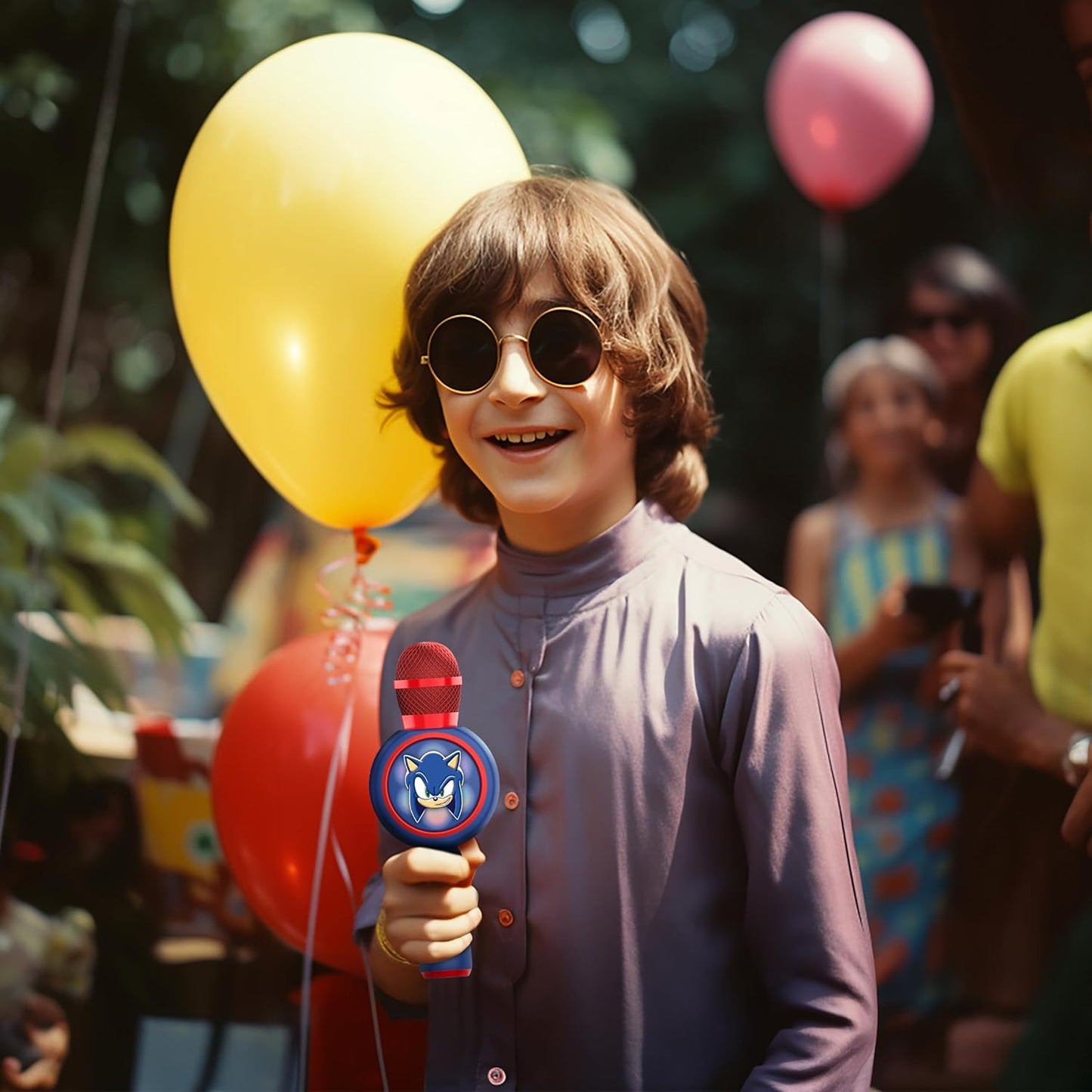 OTL | Sonic The Hedgehog Karaoke Microphone and Wireless Speaker with LED Lights