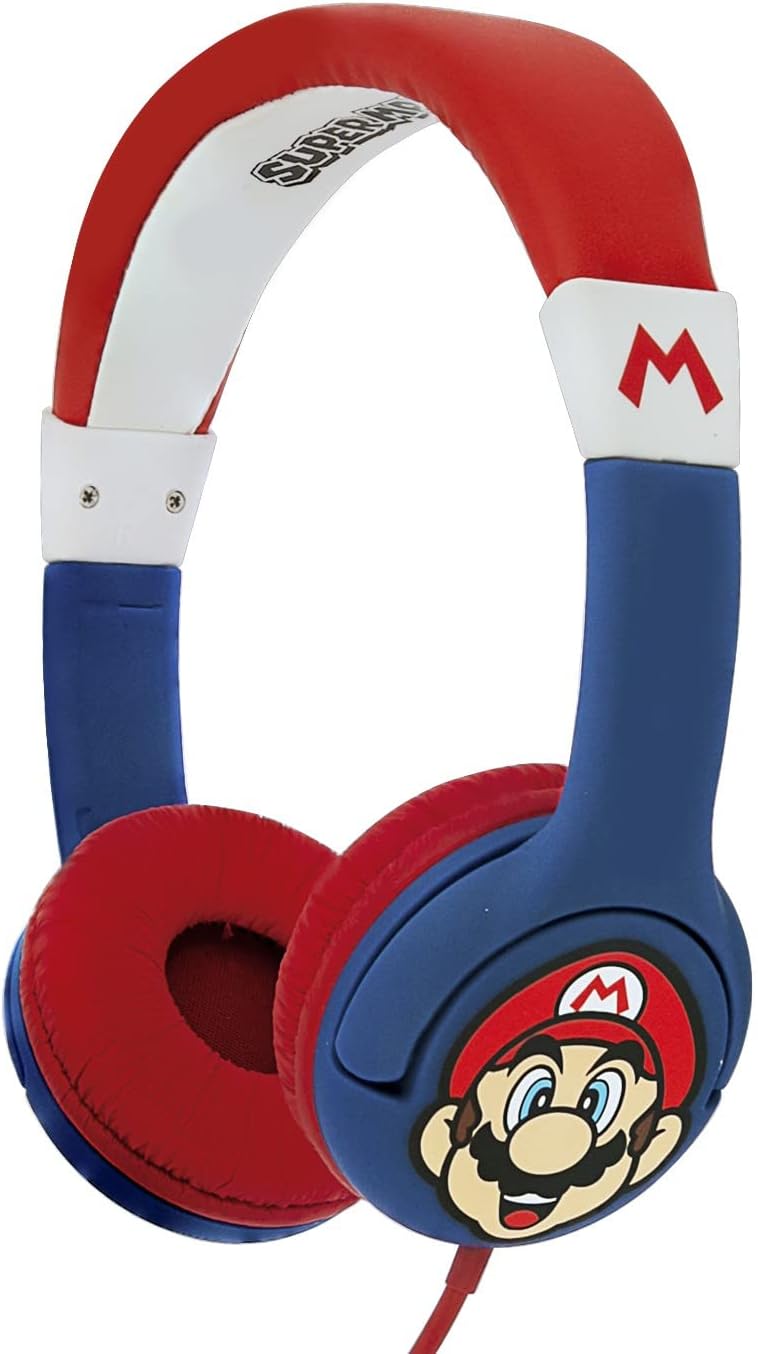 OTL | Super Mario Wired Blue Kids Headphones
