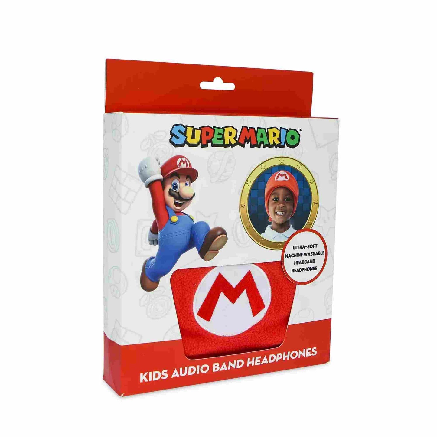 OTL | Super Mario Kid's Fleece Audio Band Washable Wired Headphones