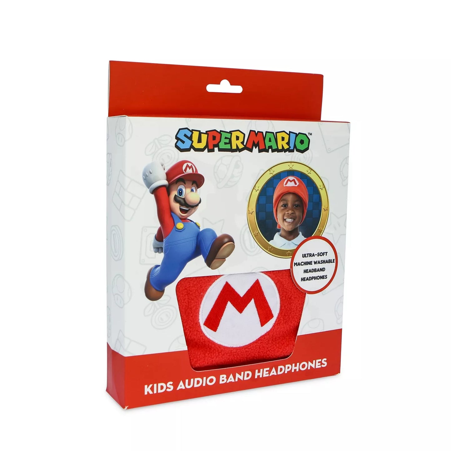 OTL | Super Mario Kid's Fleece Audio Band Washable Wired Headphones