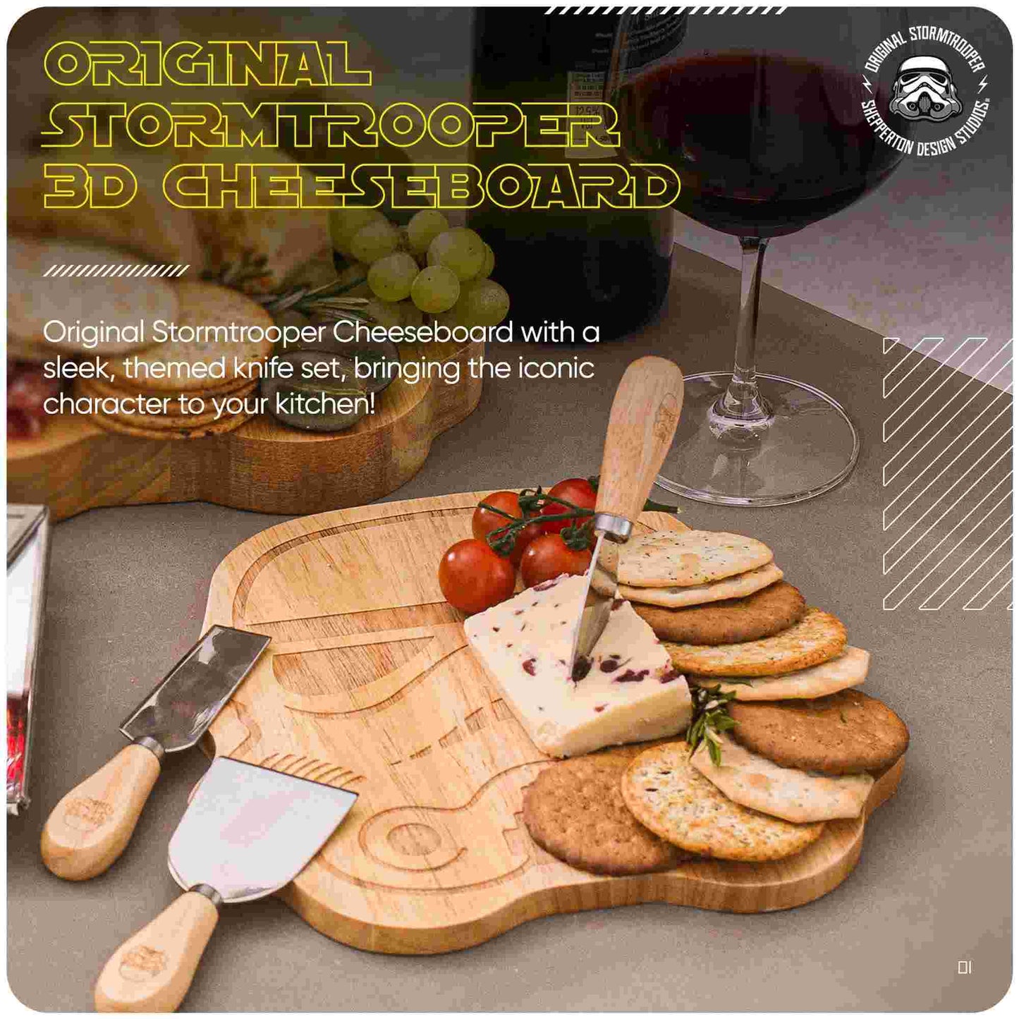 Thumbs Up Star Wars Original Stormtrooper Cheeseboard