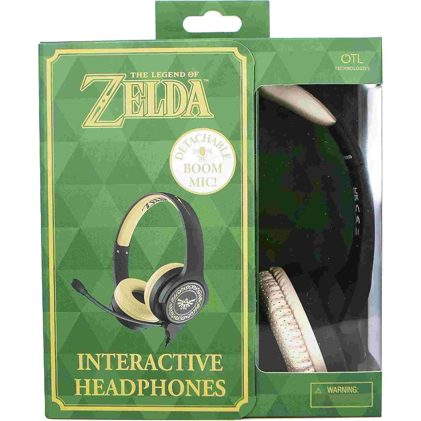 OTL Zelda Crest Kid's Wired Headphones with Microphone