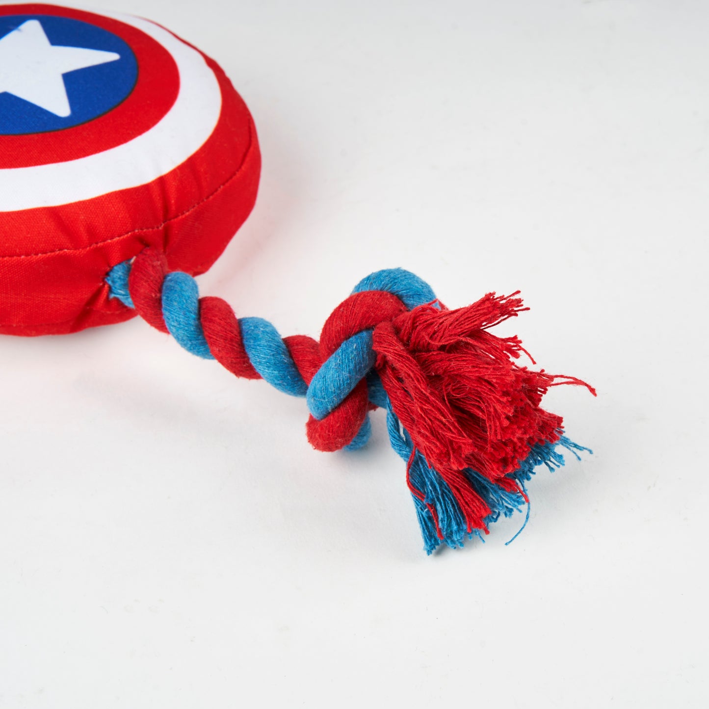 Captain America | Squeaky Plush And Rope Toy - xploregifts