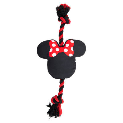 Minnie Mouse | Squeaky Plush And Rope Toy - xploregifts