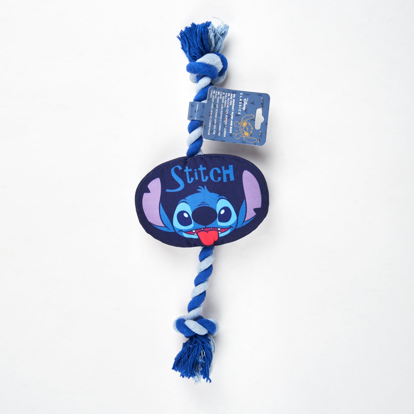 Stitch | Squeaky Plush And Rope Toy - xploregifts