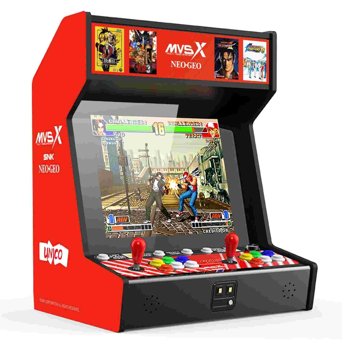 Unico | MVSX Home Arcade Machine with 50 SNK NEOGEO classic games