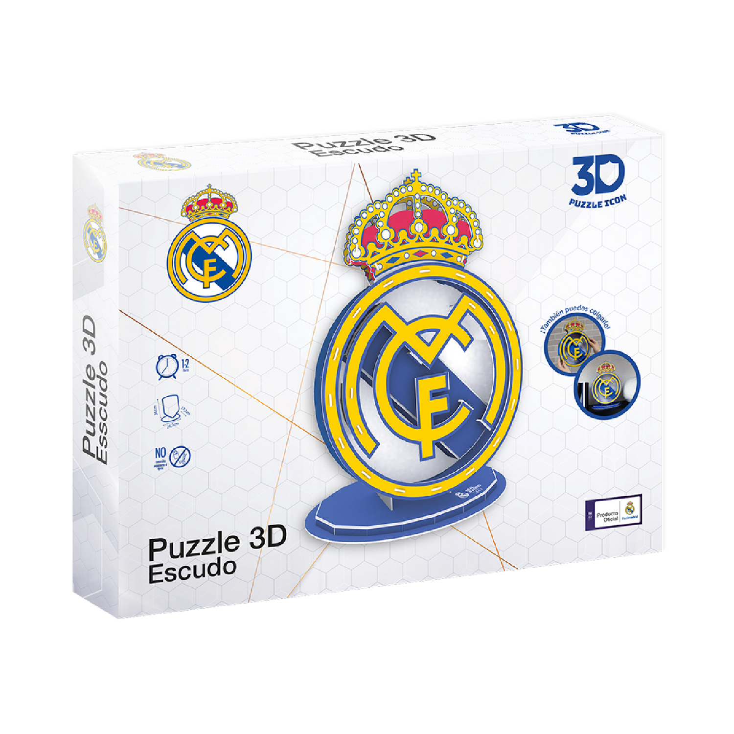 Real Madrid Team Crest Puzzle Crest 3D - xploregifts