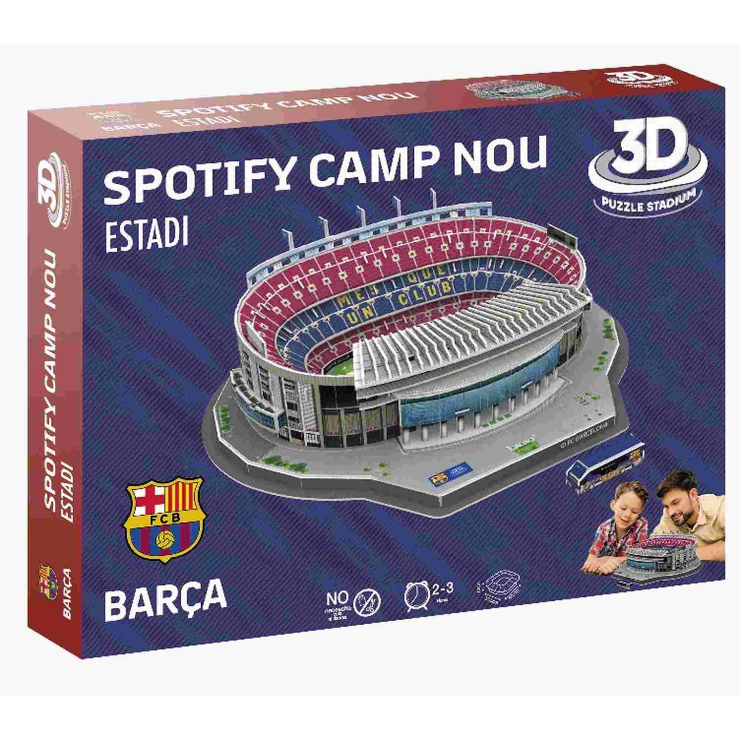 Banbo | Spotify Camp Nou Stadium FC Barcelona 3D Puzzle