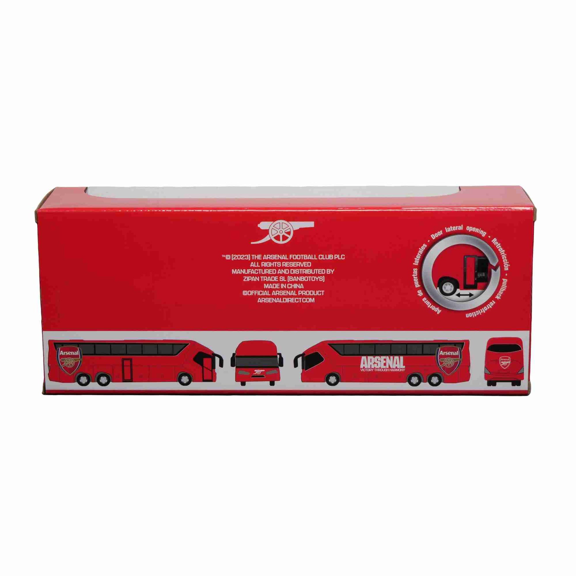 Banbo | Arsenal Bus Model Football Team Coach Toy
