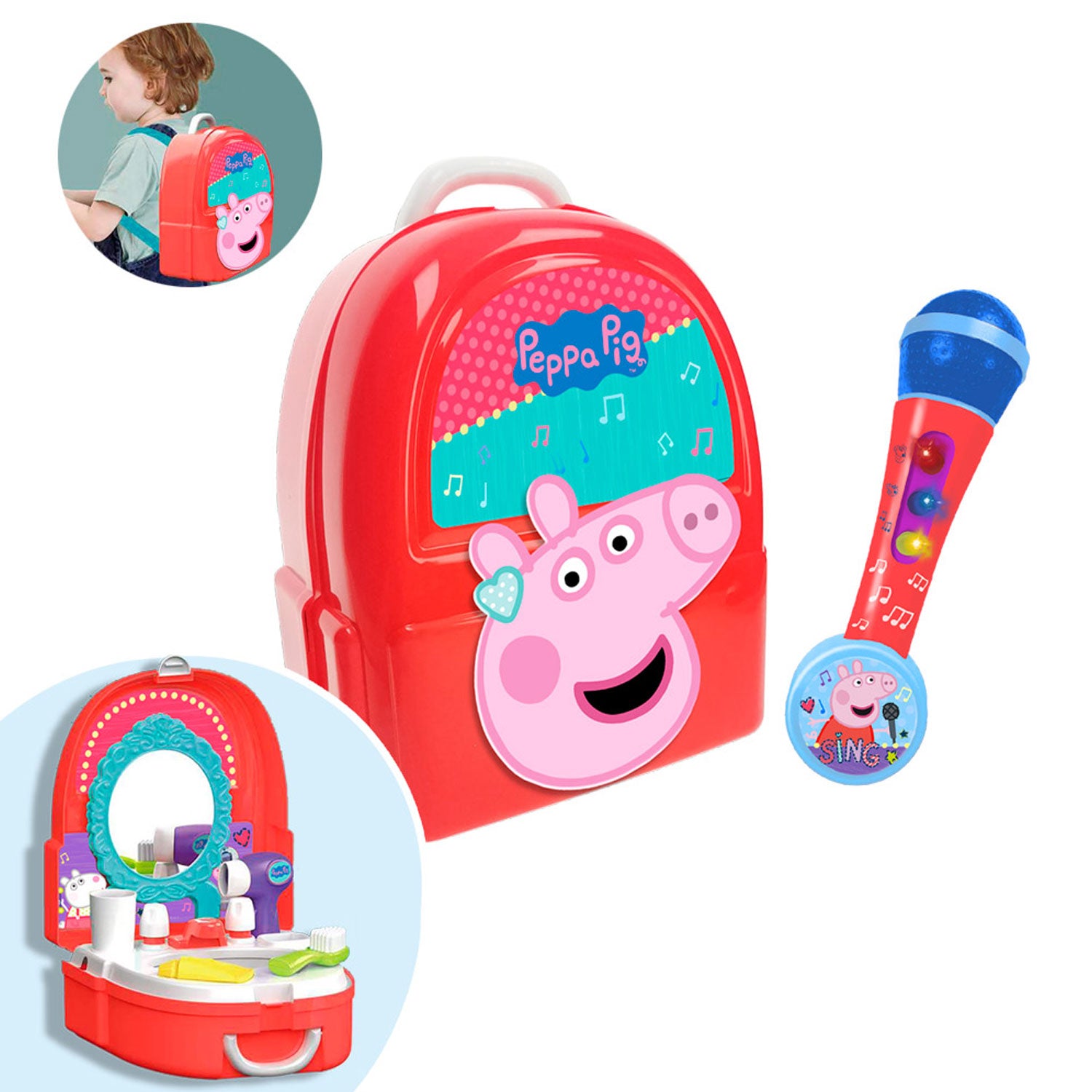 Peppa Pig | Microphone & Backpack - xploregifts