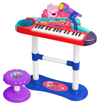 Peppa Pig | Keyboard With Stand And Stool - xploregifts