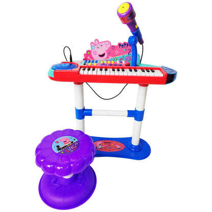 Peppa Pig | Keyboard With Stand And Stool - xploregifts