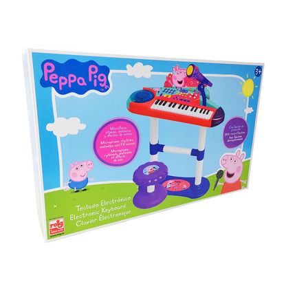 Peppa Pig | Keyboard With Stand And Stool - xploregifts