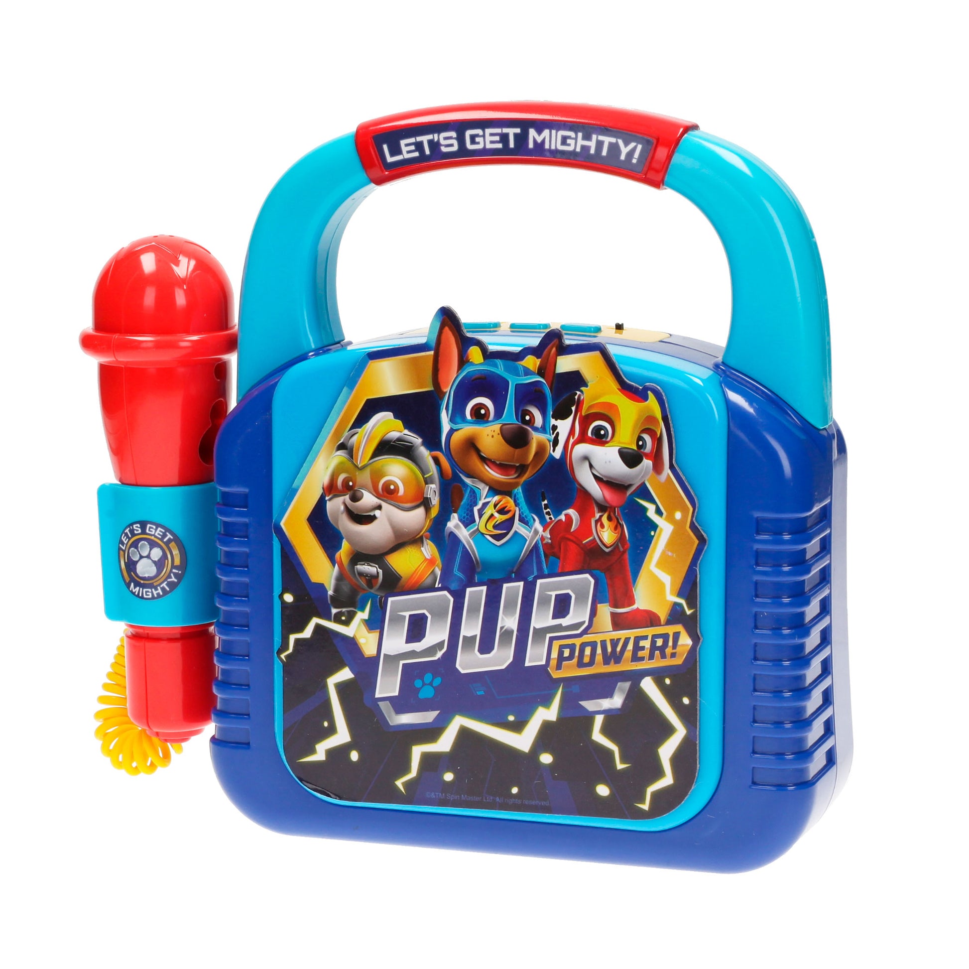 Paw Patrol: Mighty Pups | Karaoke Machine With Microphone - xploregifts