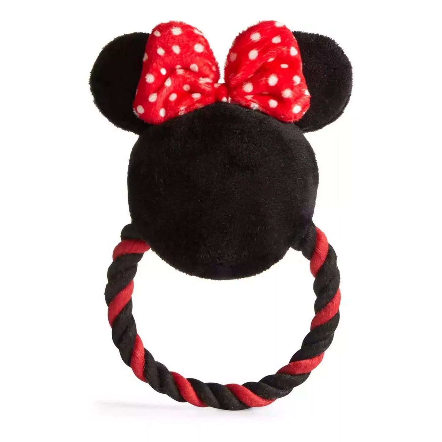 Cerda | Minnie Mouse Squeaky Plush and Rope Dog Toy Loop