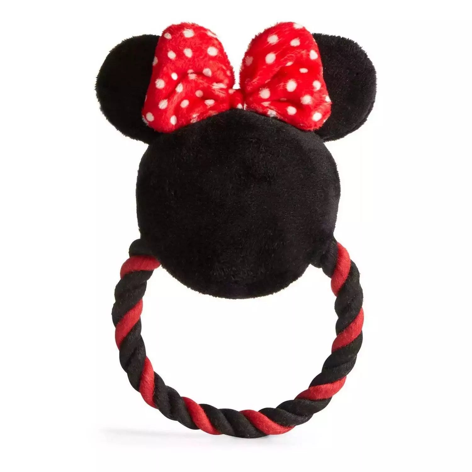 Cerda | Minnie Mouse Squeaky Plush and Rope Dog Toy Loop