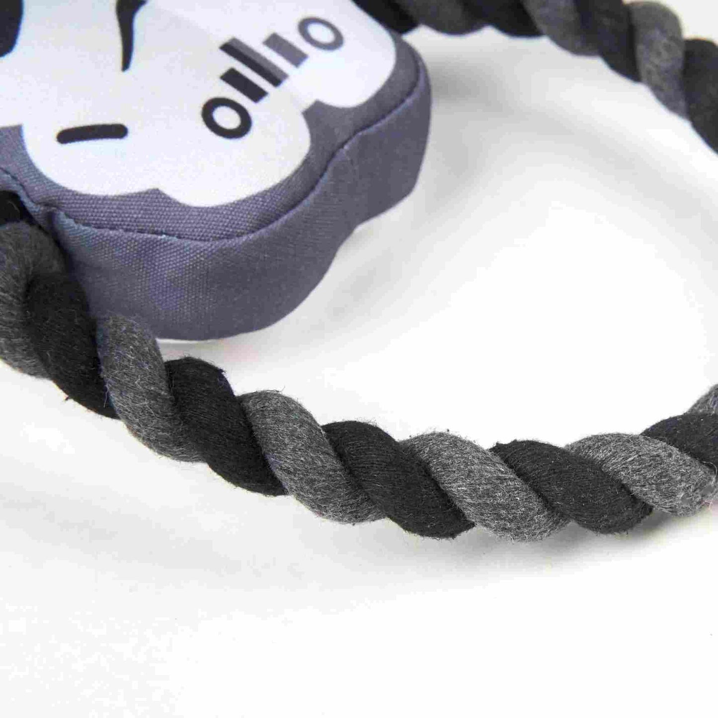 Cerda | Star Wars Storm Trooper Squeaky Plush and Rope Dog Toy Loop