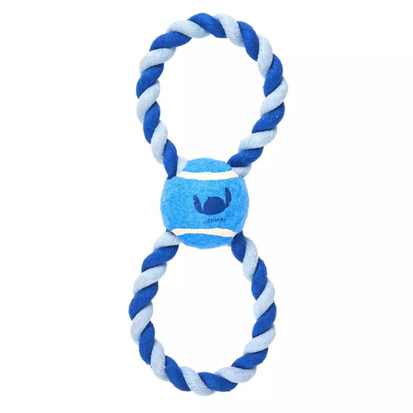 Cerda | Disney Stitch Tennis Ball Rope Dog Toy