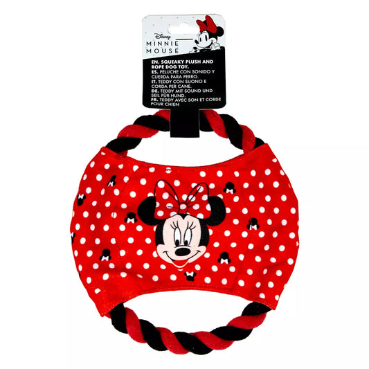 Cerda | Minnie Mouse Rope Frisbee Dog Toy