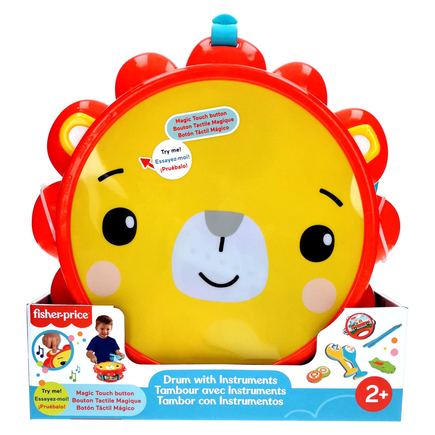 Fisher Price | | Lion Band Musical Drum Set - xploregifts