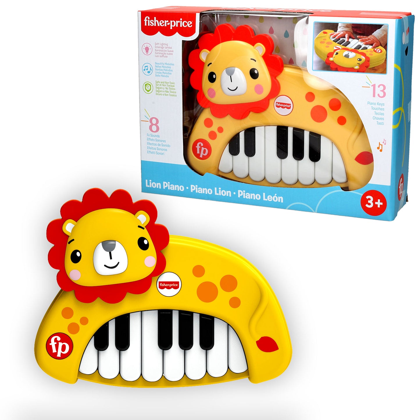 Fisher Price | Lion 13-Key Keyboard - xploregifts