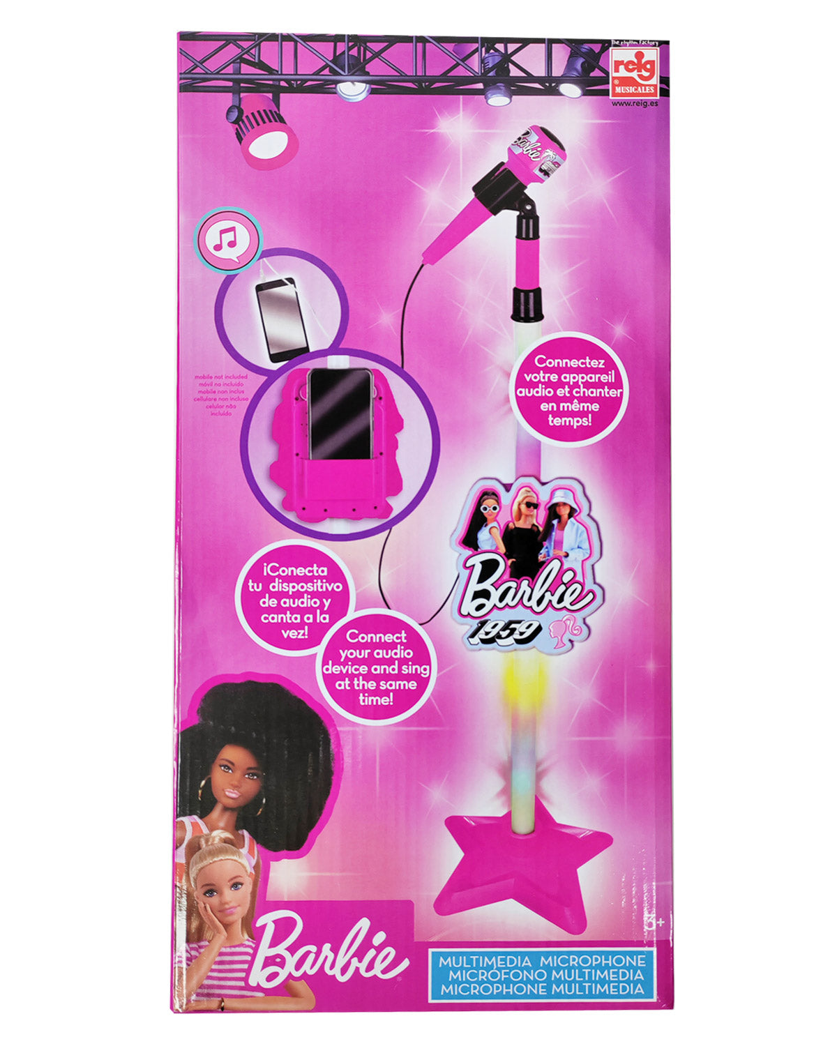 Barbie | Microphone With Stand - xploregifts