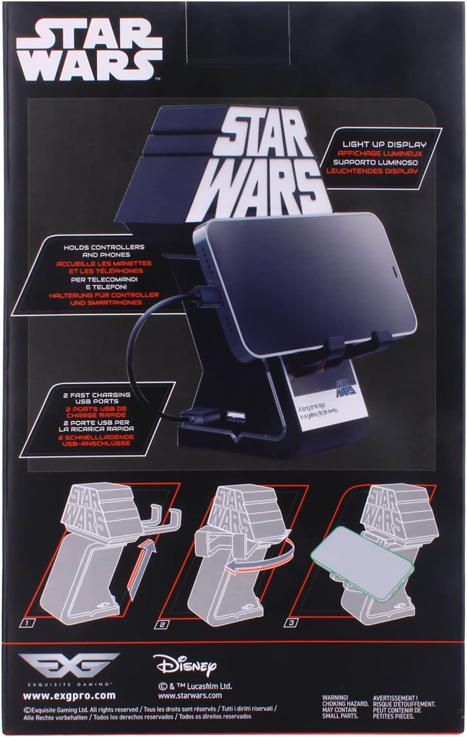 Star Wars Light Up Ikon Phone And Device Charging Stand