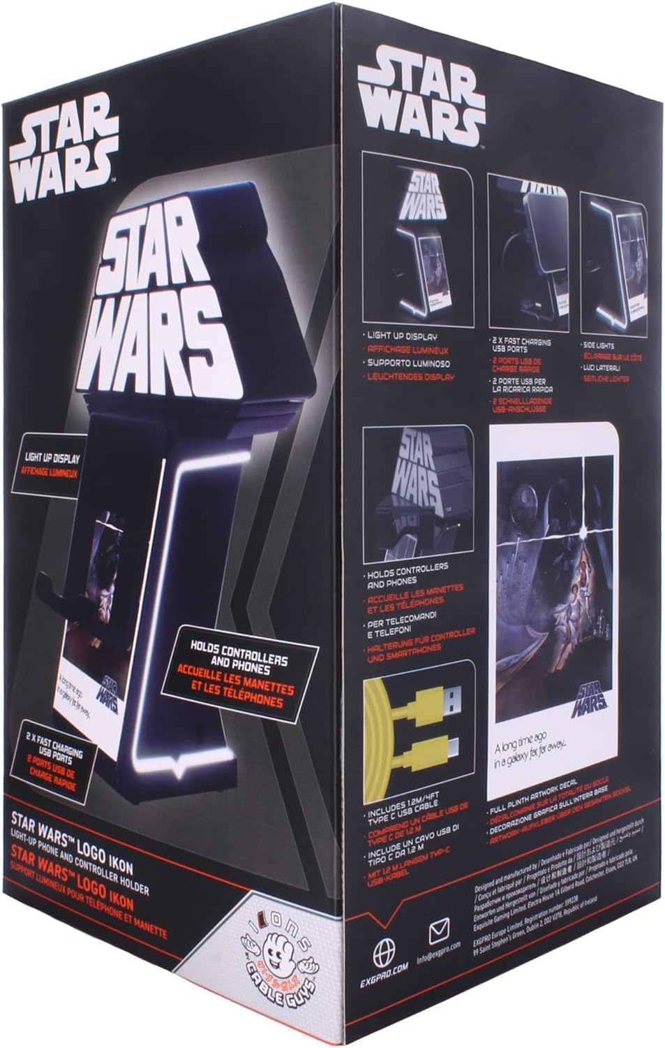 Star Wars Light Up Ikon Phone And Device Charging Stand