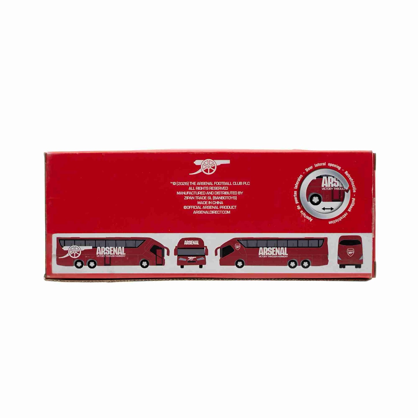 Banbo | Arsenal Model Bus Football Team Coach Toy