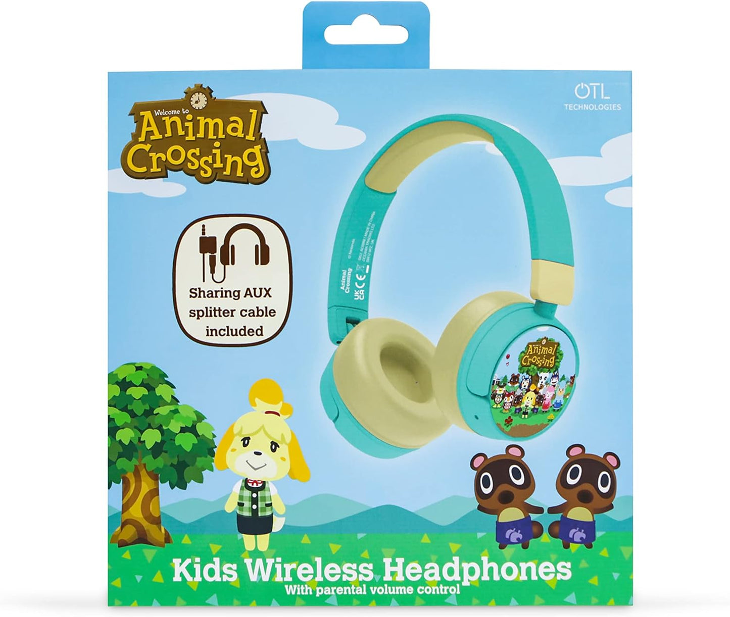 OTL | Animal Crossing Kid's Wireless Bluetooth Headphones