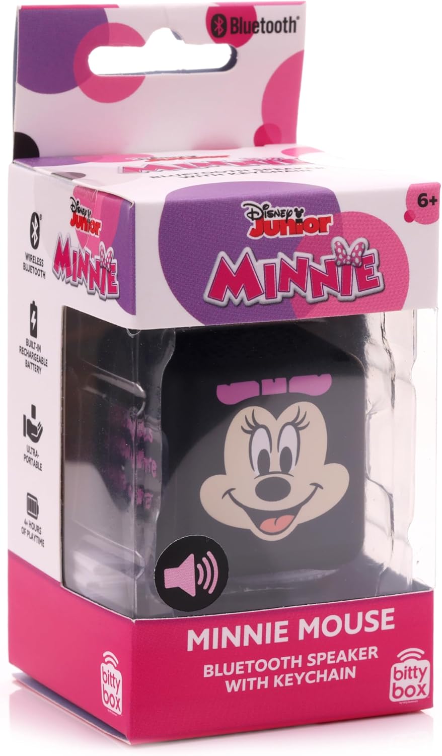 Bitty Boomers | Disney Minnie Mouse Bitty Box Micro Bluetooth Speaker