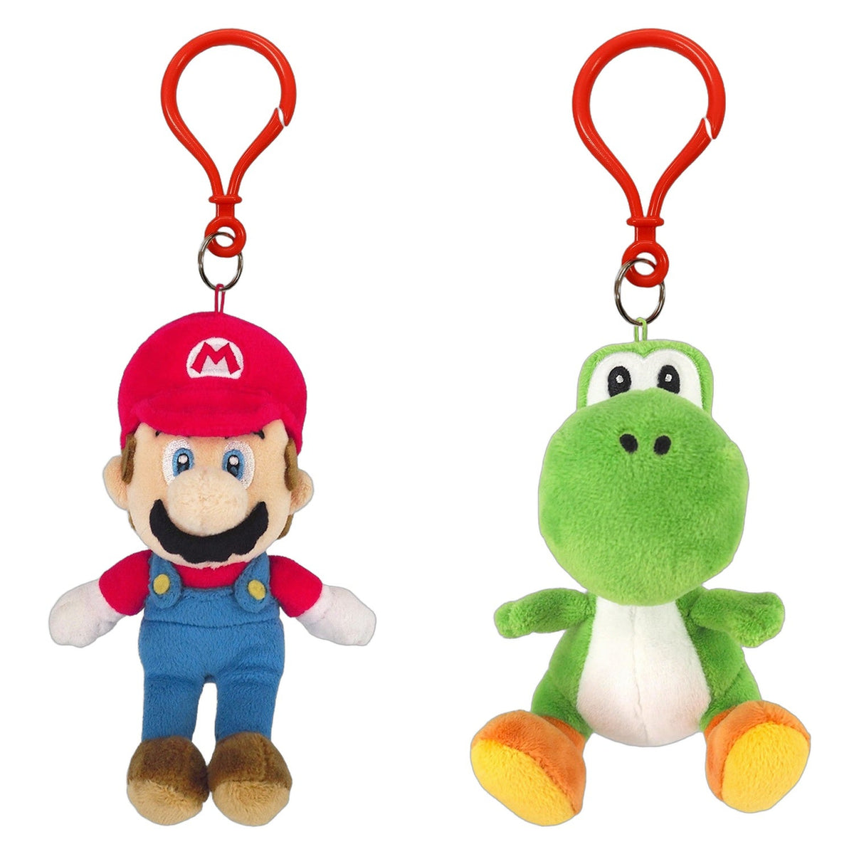 SAN-EI | Nintendo Super Mario and Yoshi Keychain Bundle