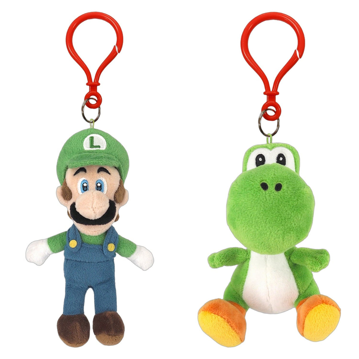 SAN-EI | Nintendo Super Luigi and Yoshi Keychain Bundle