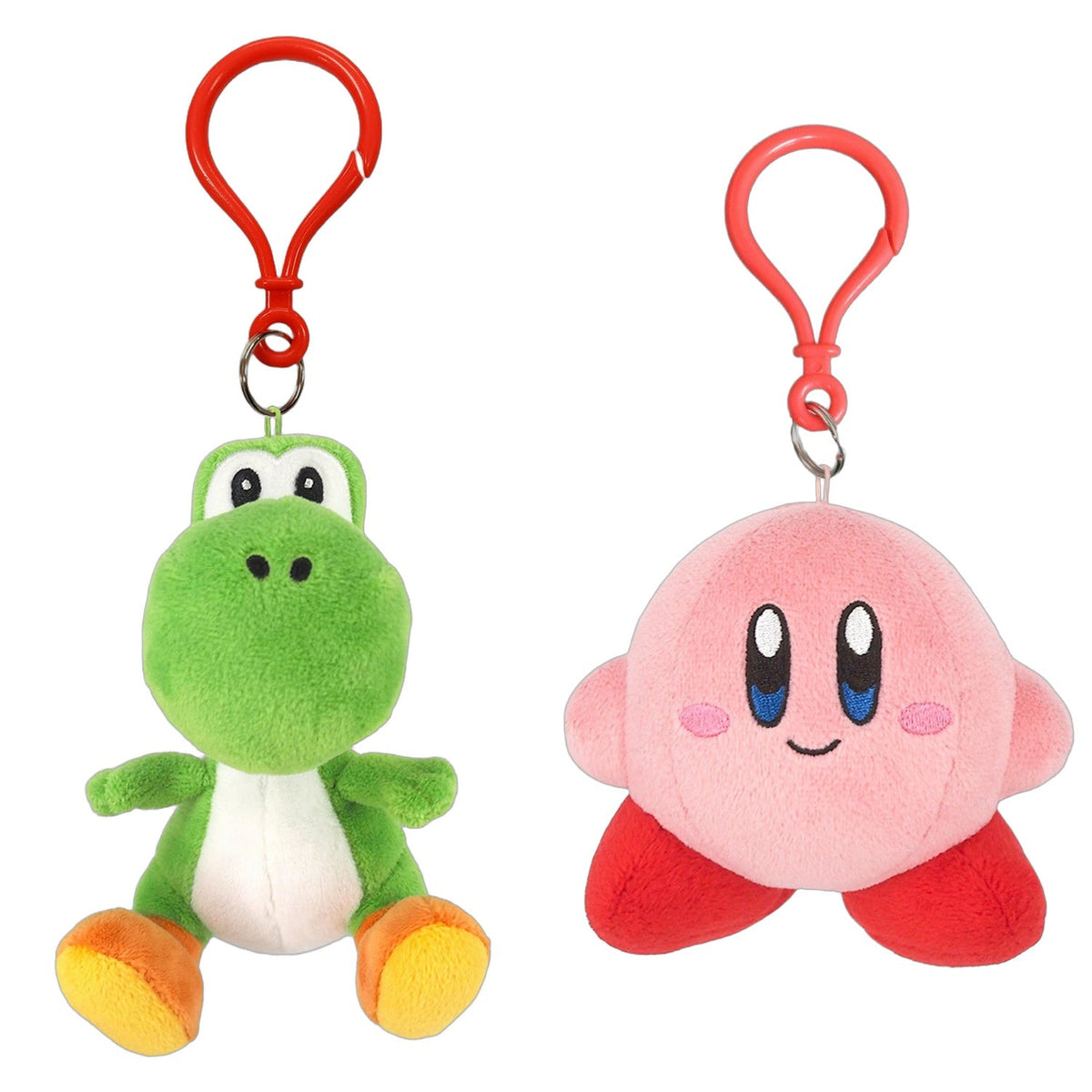 SAN-EI | Nintendo Super Yoshi and Kirby Keychain Bundle