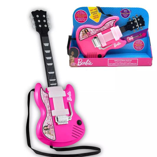 Barbie | Retractable Sing and Strum Guitar - xploregifts