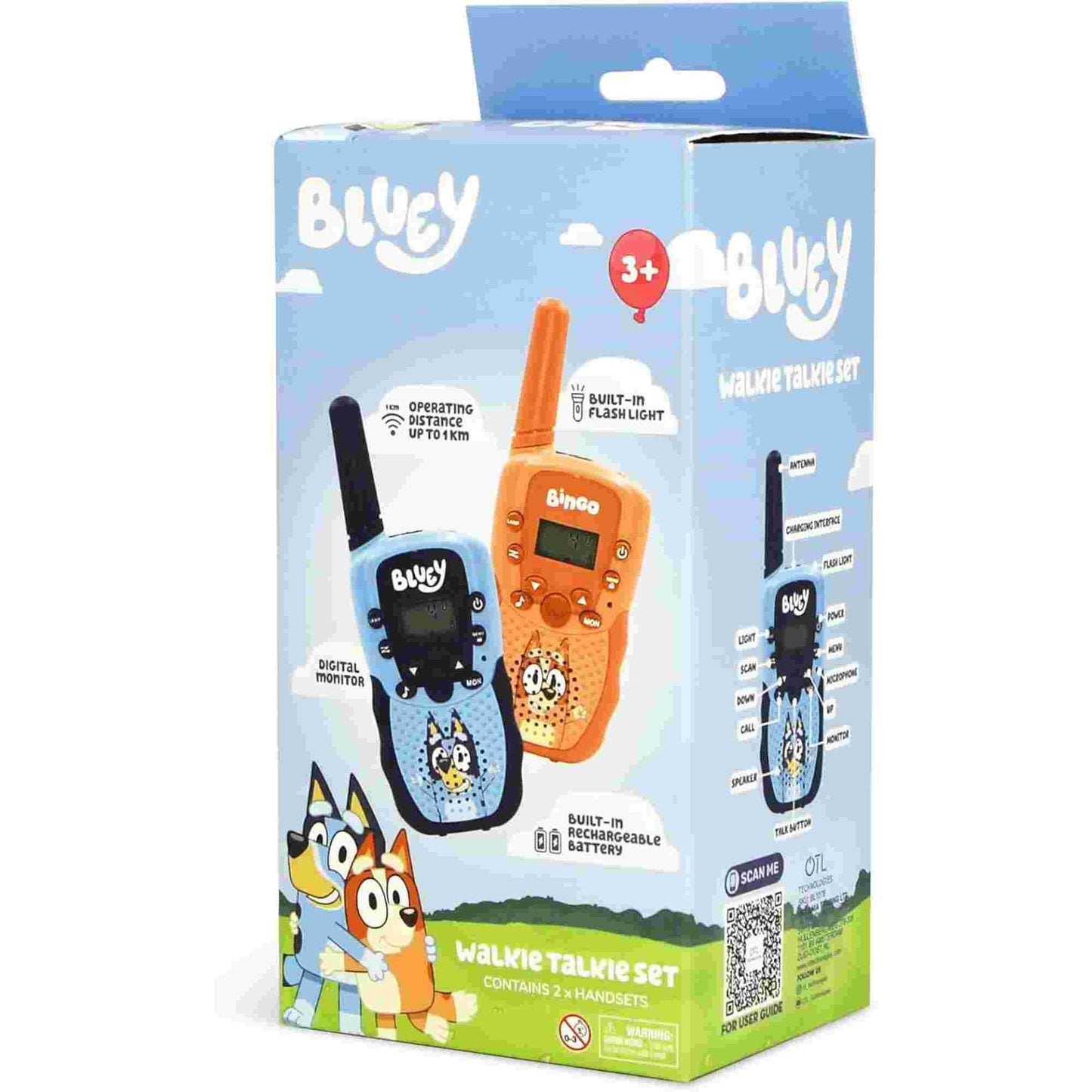 OTL | Bluey & Bingo Walkie Talkie Set