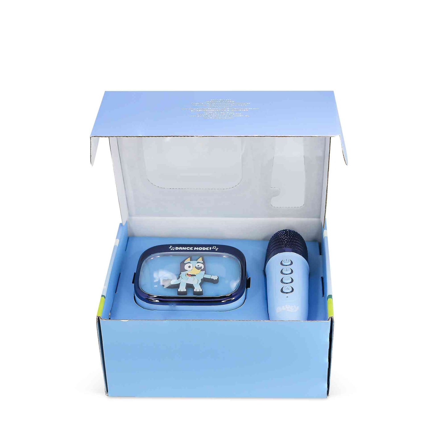 OTL Bluey Popsing Led Light-Up Wireless Karaoke Speaker & Microphone
