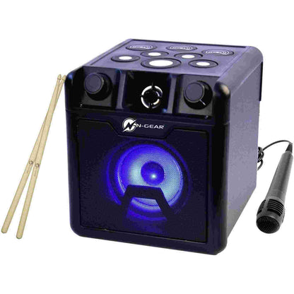 N-Gear | Block Drum Bluetooth Speaker with Drum Pads and LED Lighting